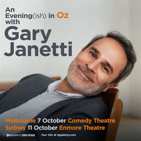 Gary Janetti Australia Tour 